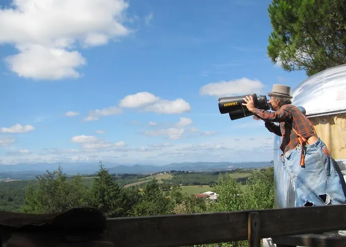 Belrepayre Airstream Glamping Nocleg ze śniadaniem Manses