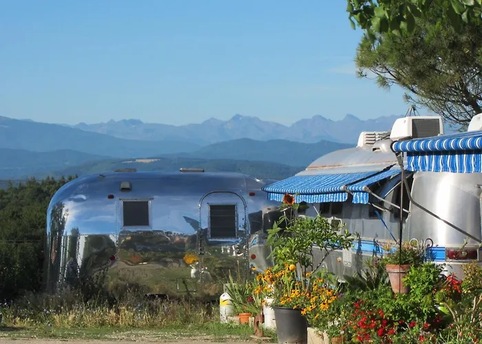 Belrepayre Airstream Glamping Nocleg ze śniadaniem Manses